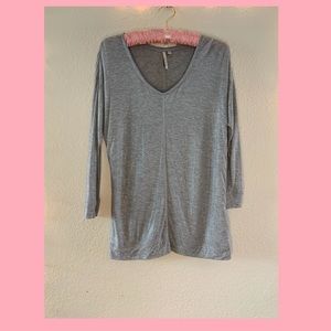 Calvin Klein Jeans | Metallic Blouse | Silver | XS